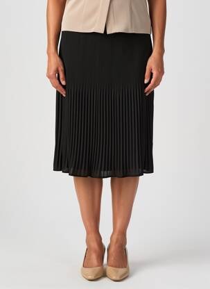 Jupe mi-longue taille haute noir MERI & ESCA femme