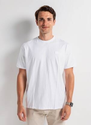 T-shirt stretch manches courtes blanc CAMBERABERO homme