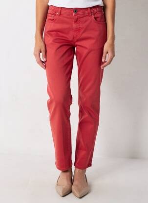 Pantalon slim poches rouge MONIKA femme