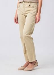 Pantalon slim poches beige ANNA MONTANA femme