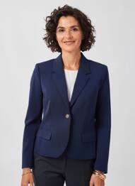 Blazer poches bleu IMPULSION femme