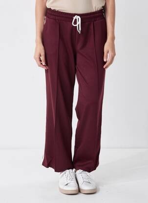 Jogging stretch taille normale rouge B.YOUNG femme