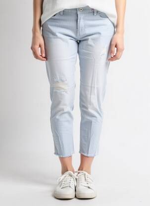 Pantacourt taille normale taille normale bleu B.YOUNG femme