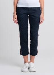Pantacourt tissage popeline taille normale bleu STREET ONE femme
