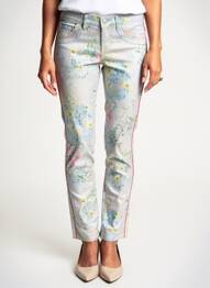 Pantalon slim stretch taille normale gris STREET ONE femme