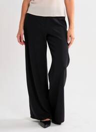 Pantalon large taille normale taille normale noir VERO MODA femme