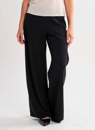 Pantalon large taille normale taille normale noir VERO MODA femme