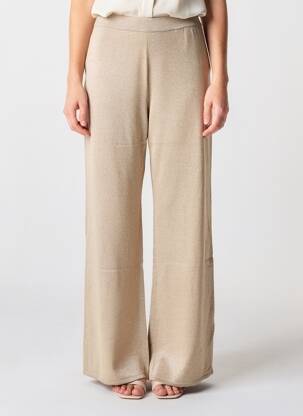 Pantalon large taille normale taille normale or VERO MODA femme