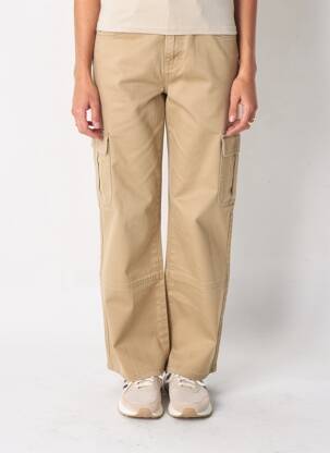 Pantalon cargo coupe droite taille normale marron VERO MODA femme