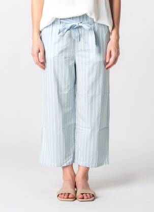 Pantalon 7/8 taille élastique taille normale bleu VERO MODA femme