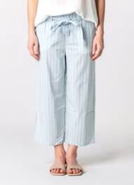 Pantalon 7/8 taille élastique taille normale bleu VERO MODA femme