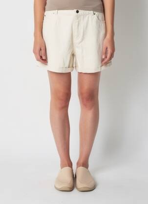 Short coupe droite beige VERO MODA femme