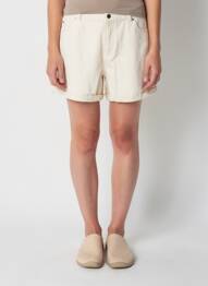 Short coupe droite beige VERO MODA femme