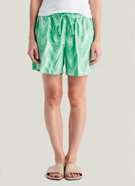 Short coupe droite vert VERO MODA femme