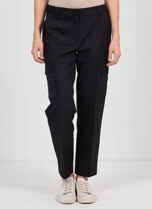 Pantalon cargo taille haute taille haute noir VERO MODA femme