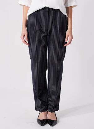 Pantalon chino taille normale taille normale noir VERO MODA femme