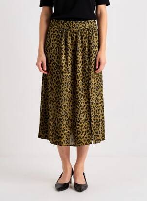 Jupe mi-longue taille normale vert VERO MODA femme