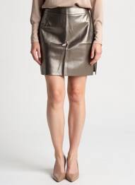 Jupe courte taille normale argent VERO MODA femme