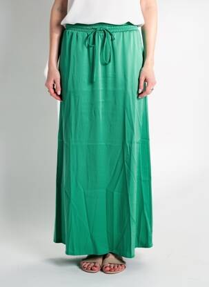 Jupe longue coupe évasée vert VERO MODA femme