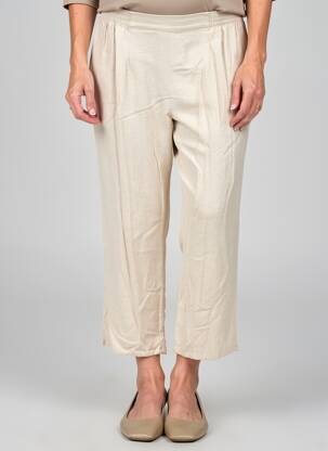 Pantacourt taille normale taille normale beige GEVANA femme