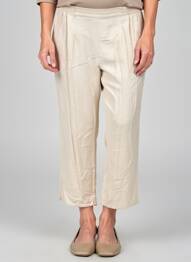 Pantacourt taille normale taille normale beige GEVANA femme