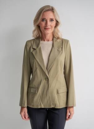 Blazer poches vert GEVANA femme