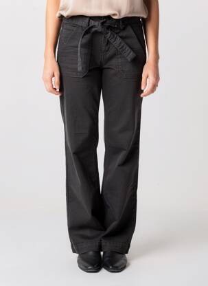 Pantalon droit stretch taille normale noir HEARTLESS JEANS femme