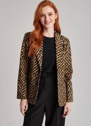 Blazer coupe cintrée marron VERO MODA femme