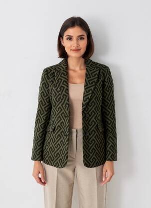 Blazer coupe cintrée vert VERO MODA femme