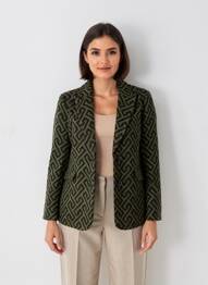 Blazer coupe cintrée vert VERO MODA femme