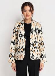 Veste casual coupe droite beige VERO MODA femme