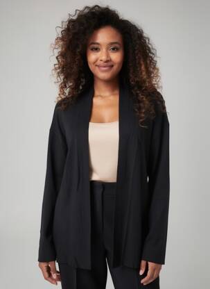 Gilet manches longues manches longues noir TIFFOSI femme