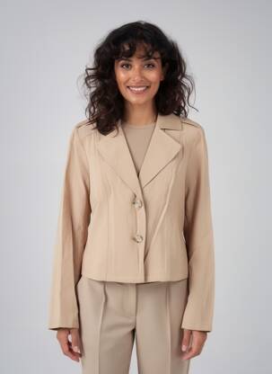 Veste casual coupe cintrée beige STREET ONE femme