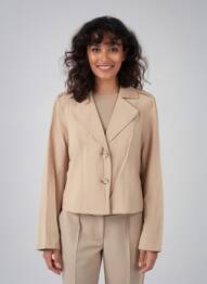 Veste casual coupe cintrée beige STREET ONE femme