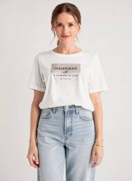T-shirt coupe droite manches courtes beige STREET ONE femme