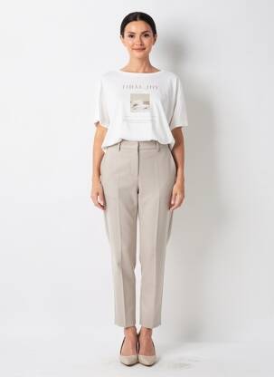 T-shirt coupe droite manches courtes beige STREET ONE femme