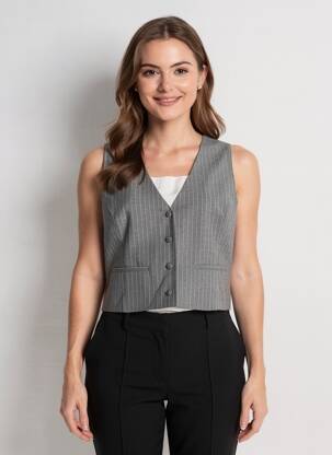 Gilet sans manche poches gris TIFFOSI femme