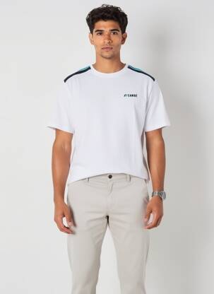 T-shirt coupe cintrée manches courtes blanc CAMBERABERO homme