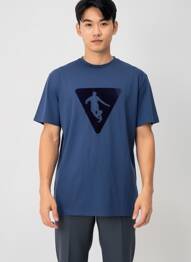 T-shirt coupe cintrée manches courtes bleu CAMBERABERO homme