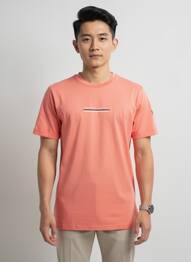 T-shirt coupe cintrée manches courtes orange CAMBERABERO homme