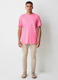 T-shirt coupe droite manches courtes rose CAMBERABERO homme