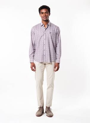 Chemise manches longues manches longues blanc CAMBERABERO homme