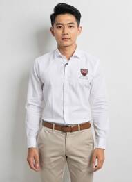 Chemise manches longues imprimé fantaisie blanc CAMBERABERO homme