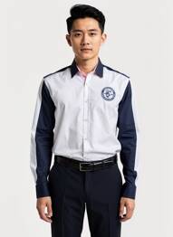 Chemise manches longues coupe cintrée blanc CAMBERABERO homme