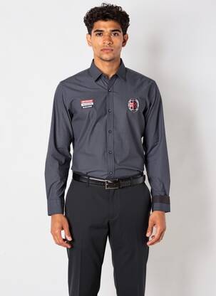 Chemise manches longues manches longues bleu CAMBERABERO homme