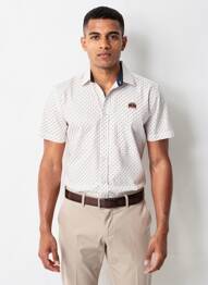Chemise manches courtes coupe cintrée orange CAMBERABERO homme