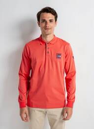 Polo manches longues manches longues rouge CAMBERABERO homme