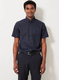 Chemise manches courtes poches bleu CAMBERABERO homme
