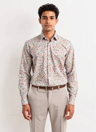 Chemise manches longues poignets boutonnés blanc CAMBERABERO homme