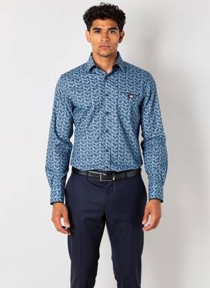 Chemise manches longues poches bleu CAMBERABERO homme
